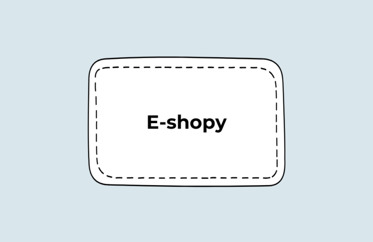 E-shopy – ukázka grafických návrhů.